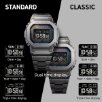 Casio GMW-BZ5000RC-1ER Férfi Karóra - G-Shock Full Metal Solar Bluetooth MIP Display Rainbow