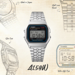 Casio A159WE-1EF Unisex Karóra - Vintage Made in Japan