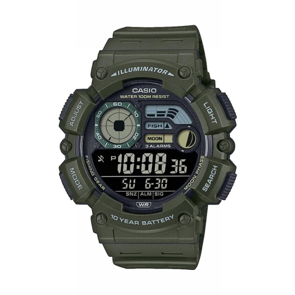 Casio WS-1500H-3BVEF Férfi Karóra - Fishing Gear - ora-bolt.hu