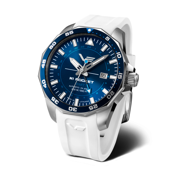 Vostok 225A712-SW Férfi Karóra - N1 Rocket Silicon White - ora-bolt.hu