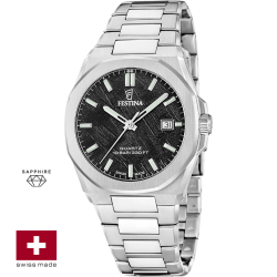 Festina F20100/5 Férfi Karóra - Swiss Made Classic 39mm