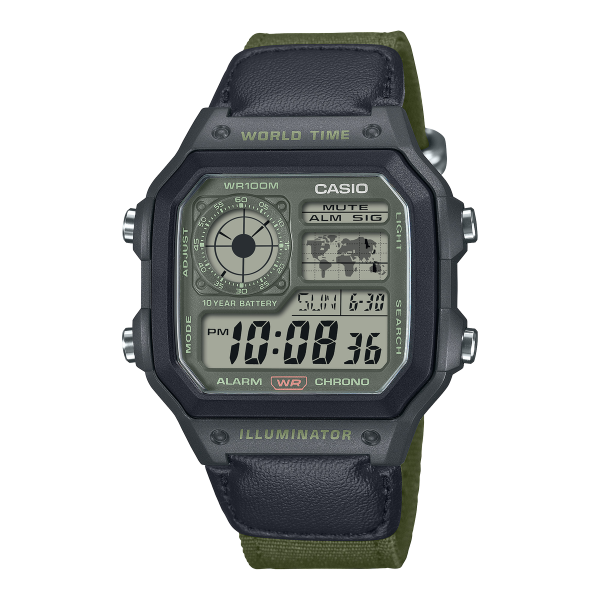 Casio AE-1200WHUB-3AVEF Férfi Karóra - Basic - ora-bolt.hu