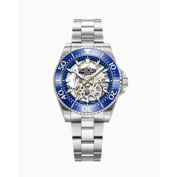 Roamer 986984 41 45 21 Férfi Karóra - Premier Skeleton Box Set 42mm - ora-bolt.hu