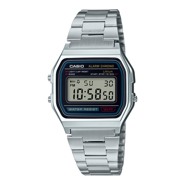 Casio A158WA-1DF Unisex Karóra - Vintage 33,2mm - ora-bolt.hu