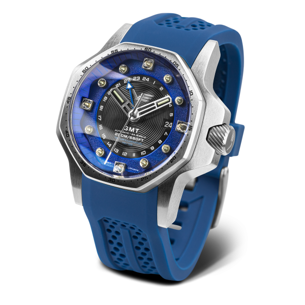 Vostok Europe 640A701-SB Férfi Karóra - Atomic Age Fermi Automatic GMT 48 mm - ora-bolt.hu