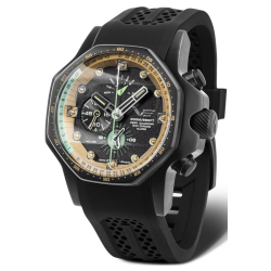 Vostok Europe 640C697-SBLK Férfi Karóra - Atomic Age Oppenheimer Perpetual Calendar 48 mm