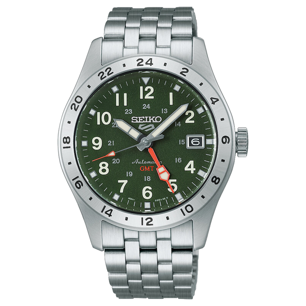 Seiko HDB001K1 Férfi Karóra - 5 Sports Field GMT 39.4mm - ora-bolt.hu