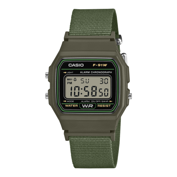 Casio F-91WF-3AEF Unisex Karóra - Collection F-91WF 35,2mm - ora-bolt.hu