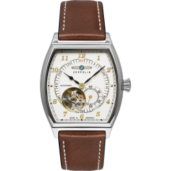 Zeppelin 8362-1 Férfi Karóra - Metropolis Open Heart 36 mm