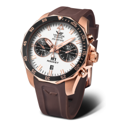 Vostok Europe 225B619-S Férfi Karóra - N1 Rocket Chronograph 46 mm