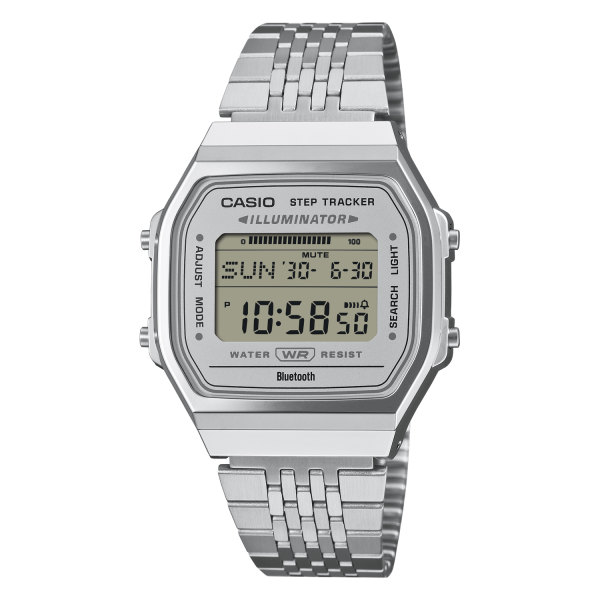Casio ABL-100WE-7AEF Unisex Karóra - Vintage Bluetooth Step Tracker 37,9 mm - ora-bolt.hu