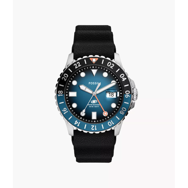 Fossil FS6049 Férfi Karóra - Blue GMT