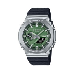 Casio GBM-2100A-1A3ER Férfi Karóra - G-Shock CasiOak Metal Covered Tough Solar Bluetooth