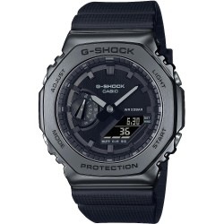 Casio GM-2100BB-1AER Férfi Karóra - G-Shock CasiOak Metal Covered