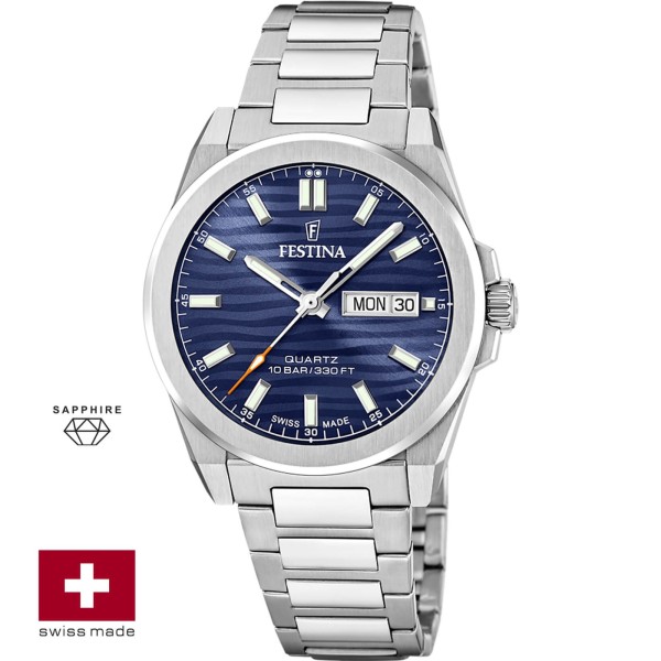 Festina F20073/2 Férfi karóra – SWISS Classic 39.80 mm - ora-bolt.hu