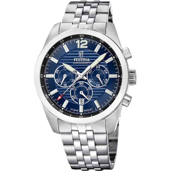 Festina F20742/4 Férfi karóra – Timeless Chronograph 43.80 mm - ora-bolt.hu