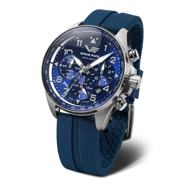 Vostok 325A742-SBLU Férfi Karóra - Space Race Chronograph - ora-bolt.hu