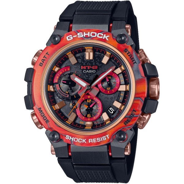 Casio MTG-B3000FR-1AER Férfi Karóra - G-Shock MT-G 40th Anniversary Flare Red - ora-bolt.hu