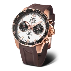 Vostok Europe 225B619-S Férfi Karóra - N1 Rocket Chronograph 46 mm