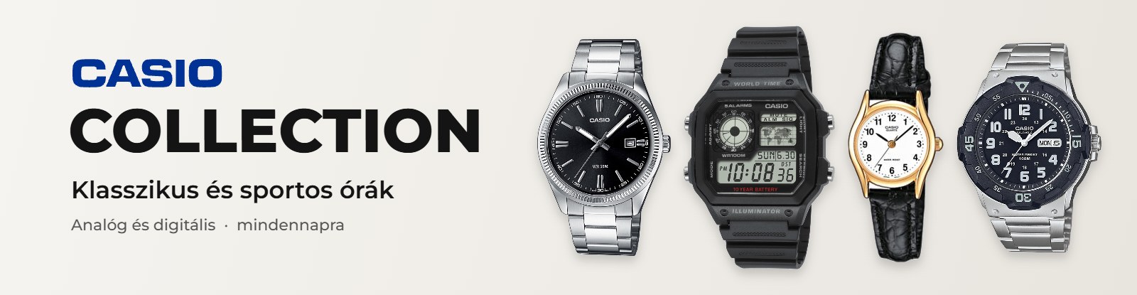 Casio Collection karórák